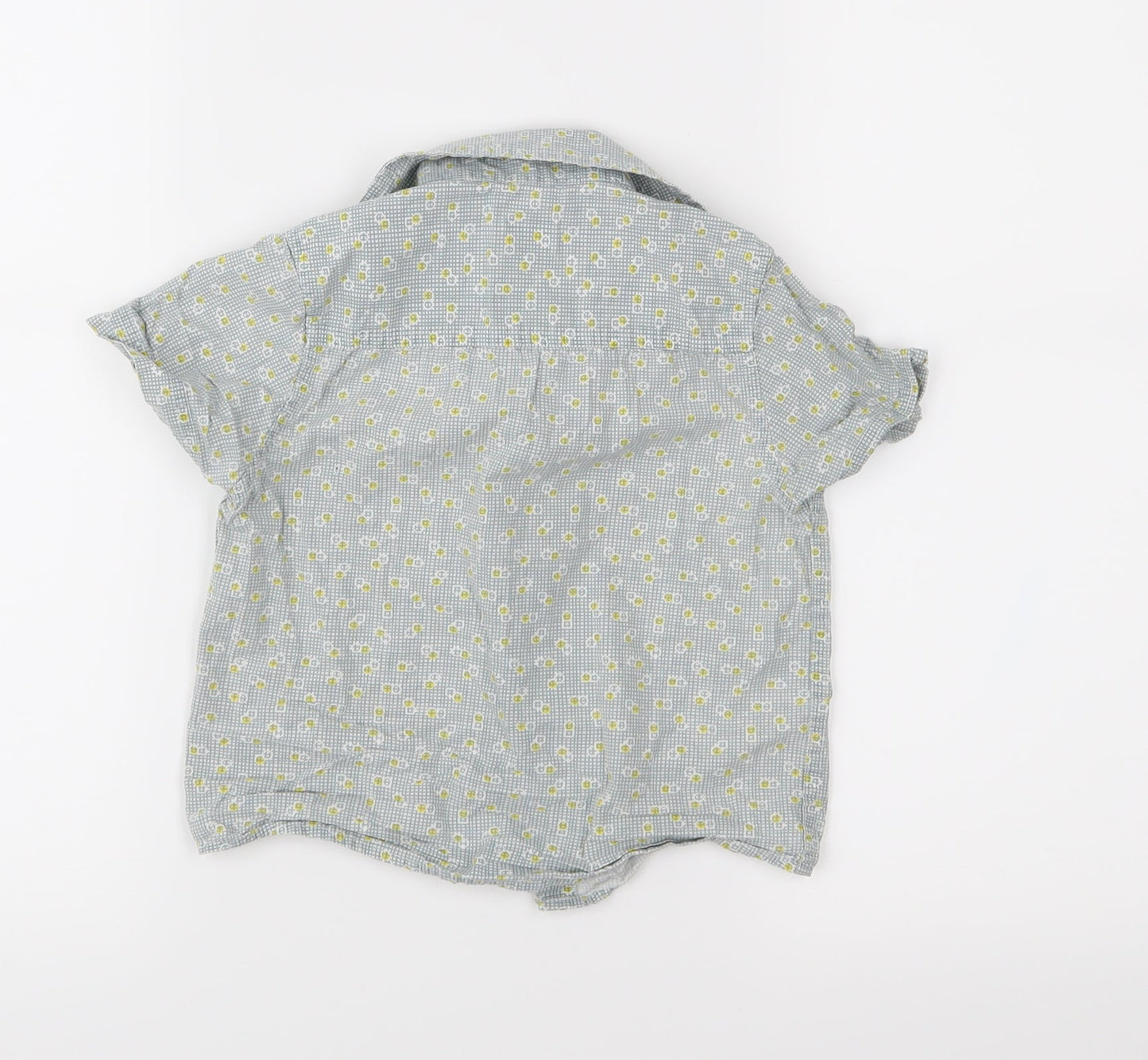 John Lewis Boys Grey Check  Basic Button-Up Size 3 Years