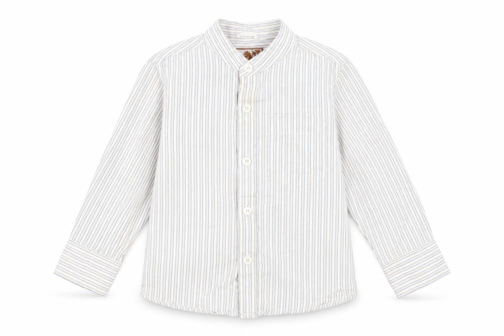 Next Boys Blue Striped  Basic Button-Up Size 3 Years