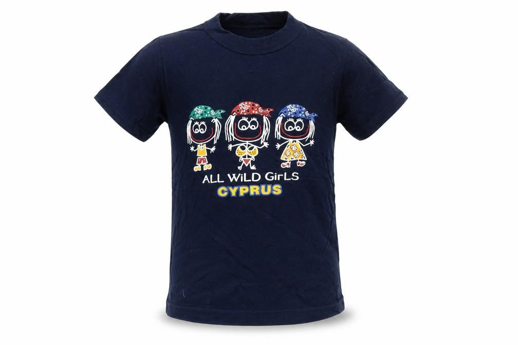 Preworn Girls Blue   Basic T-Shirt Size 7-8 Years