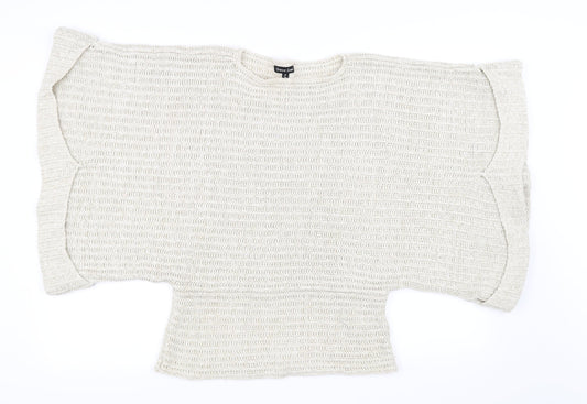 Brave Soul Womens Ivory   Pullover Jumper Size S
