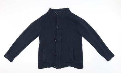 Front view of Oak Valley men’s blue jacket coat, size M