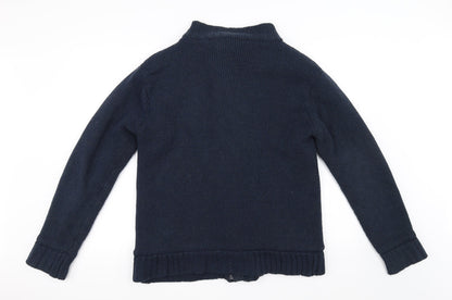 Back view of Oak Valley men’s blue jacket coat, size M