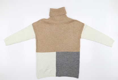 Additional front view of Peacocks women’s brown jumper, size S
