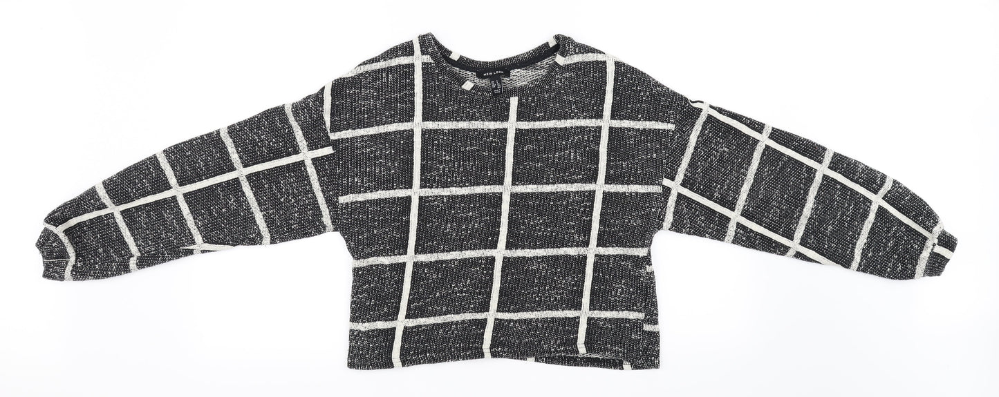 New Look Womens Black   Pullover Jumper Size S