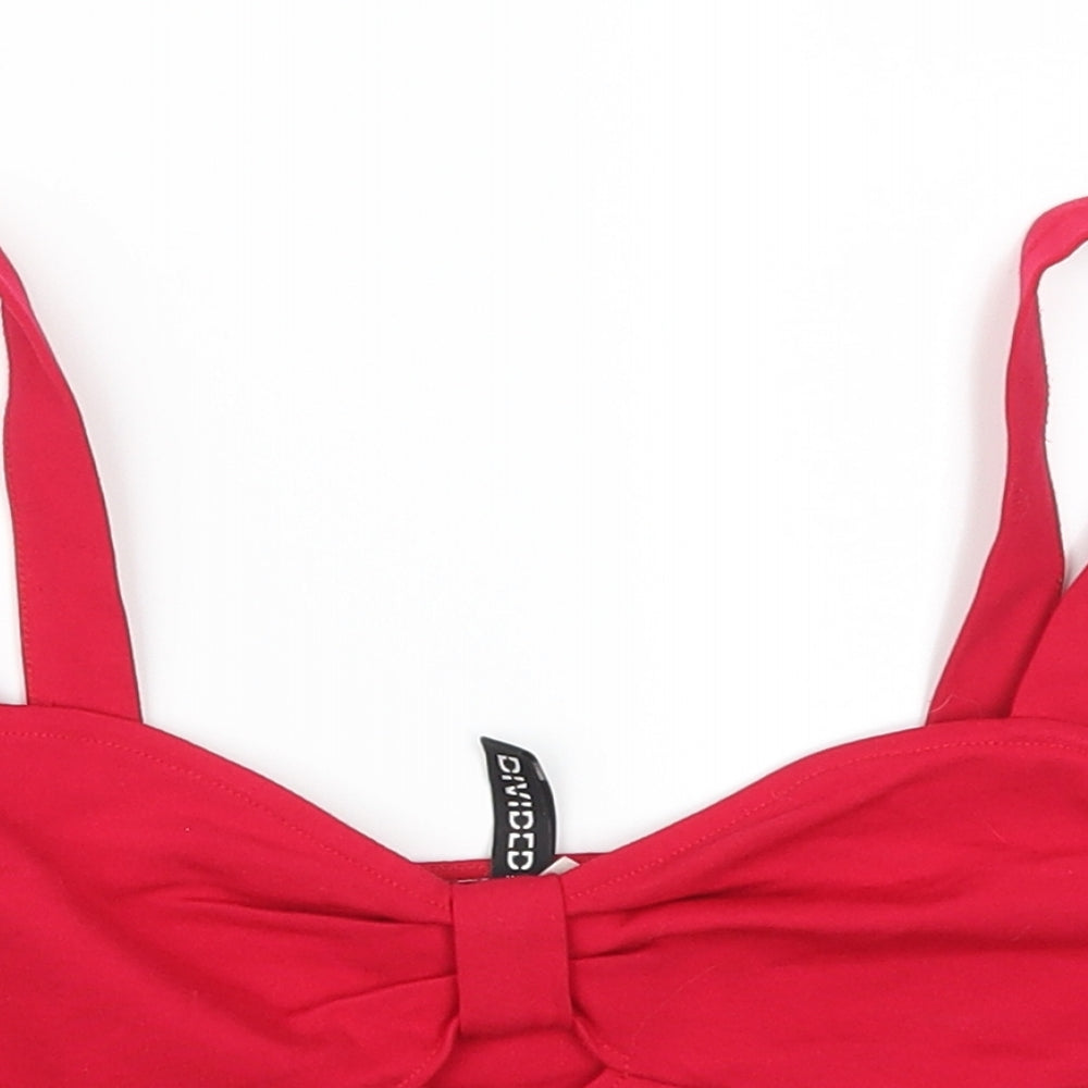 H&M Womens Pink   Cropped Tank Size S