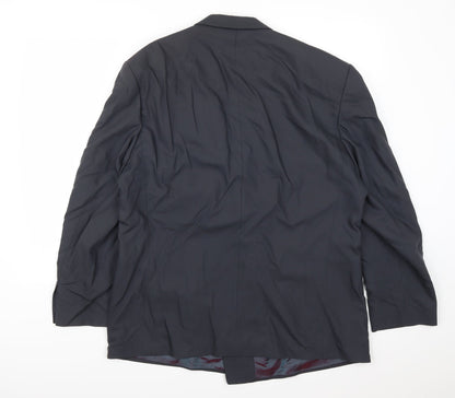 Back view of Benvenuto men’s grey jacket suit jacket, size 44
