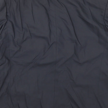 Brand and care label for Benvenuto men’s grey jacket suit jacket, size 44