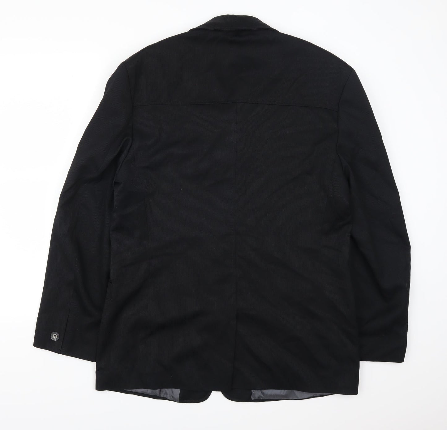 Willson Mens Black   Jacket Suit Jacket Size 42