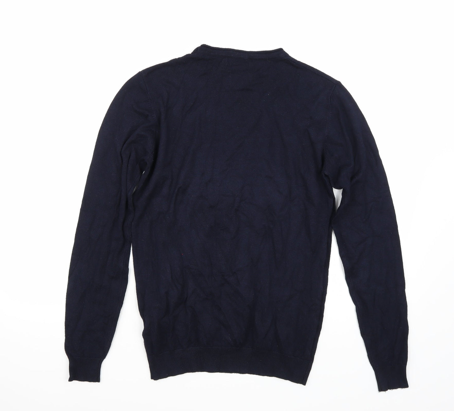 Sobino Mens Blue   Pullover Jumper Size M