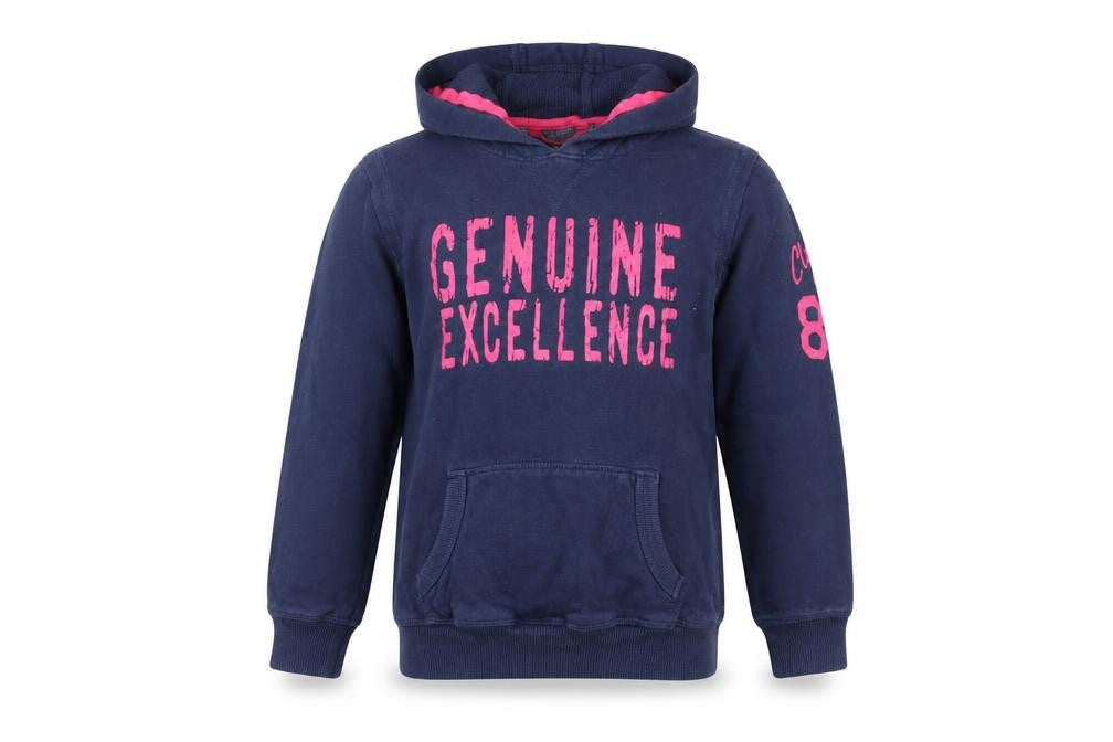 NEXT Girls Blue  Rayon Pullover Hoodie Size 8 Years