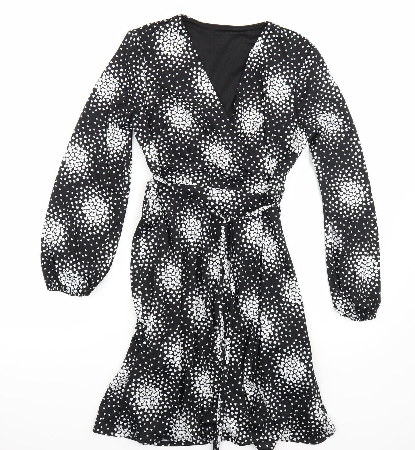 Wallis Womens Black   A-Line  Size 8