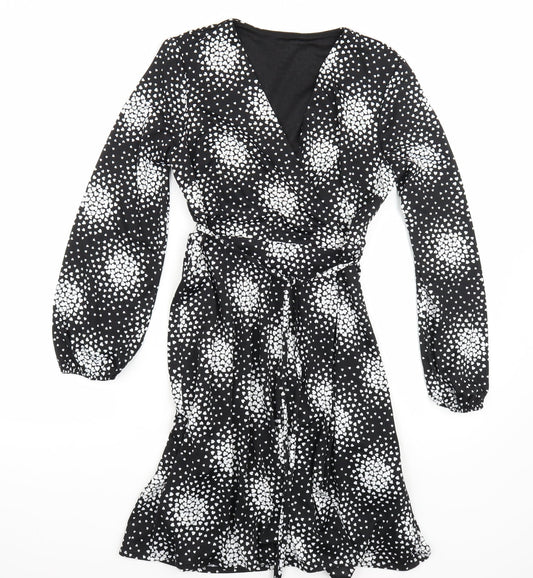 Wallis Womens Black   A-Line  Size 8