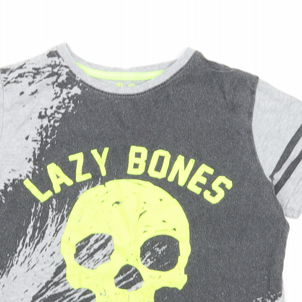 Marks and Spencer Boys Grey   Basic T-Shirt Size 9-10 Years
