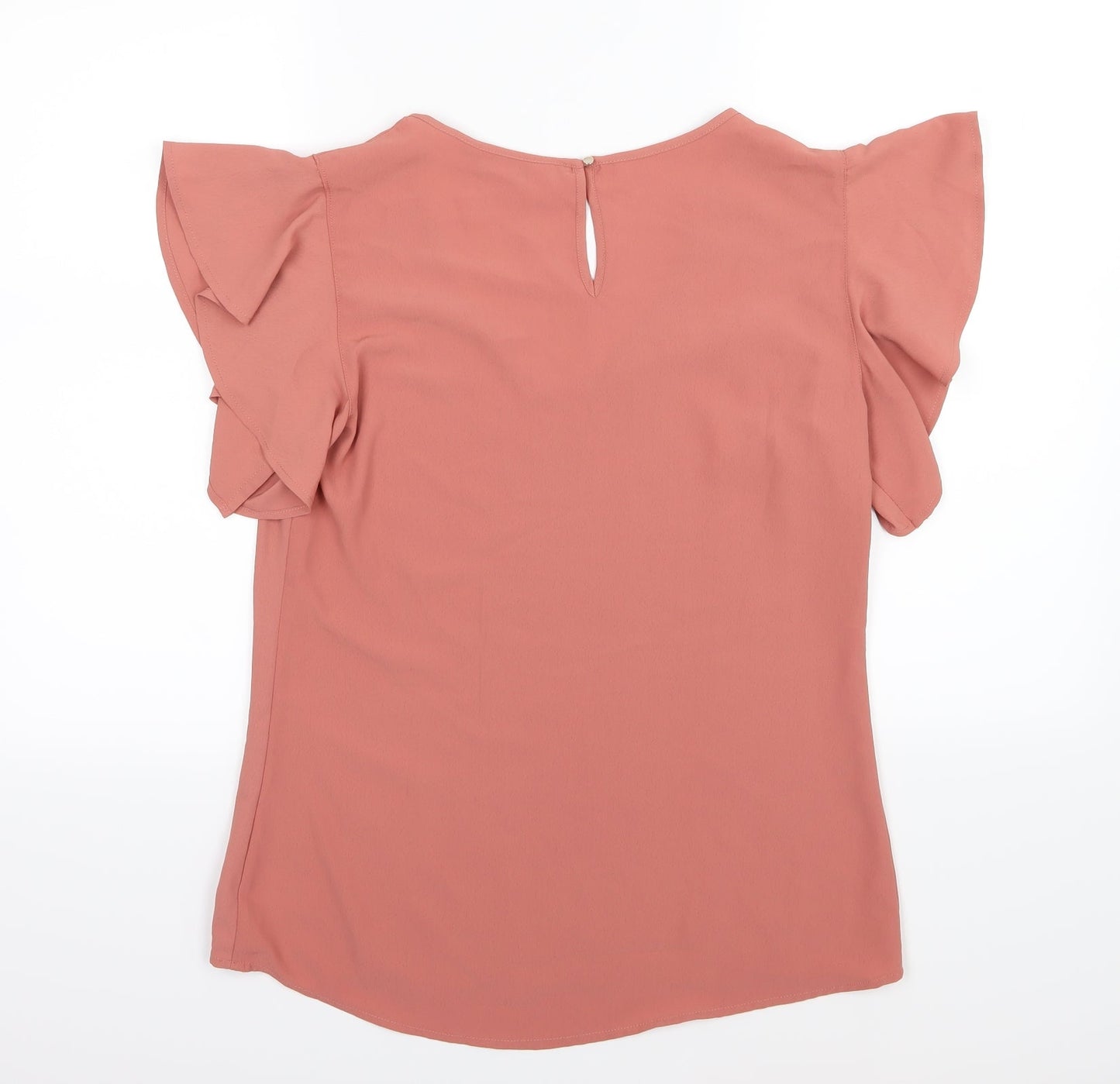 Preview Womens Brown  Chiffon Basic Blouse Size 8