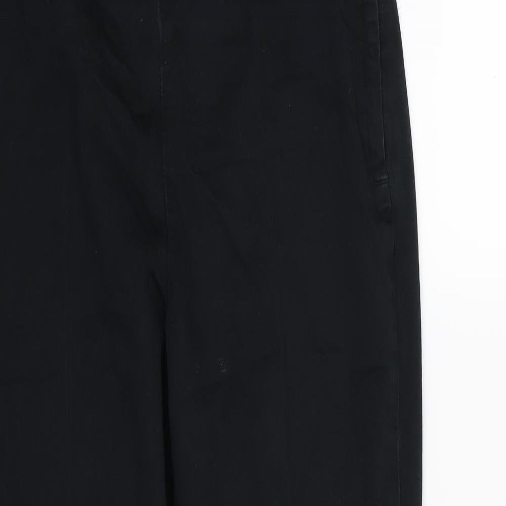 H&M Womens Black   Trousers  Size 10 L27 in