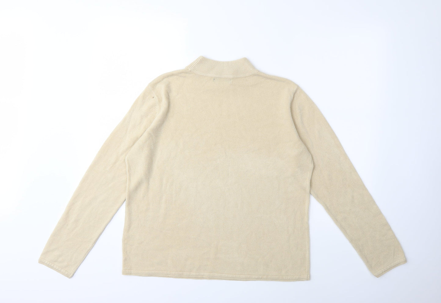 Bonmarché Womens Beige  Knit Pullover Jumper Size M
