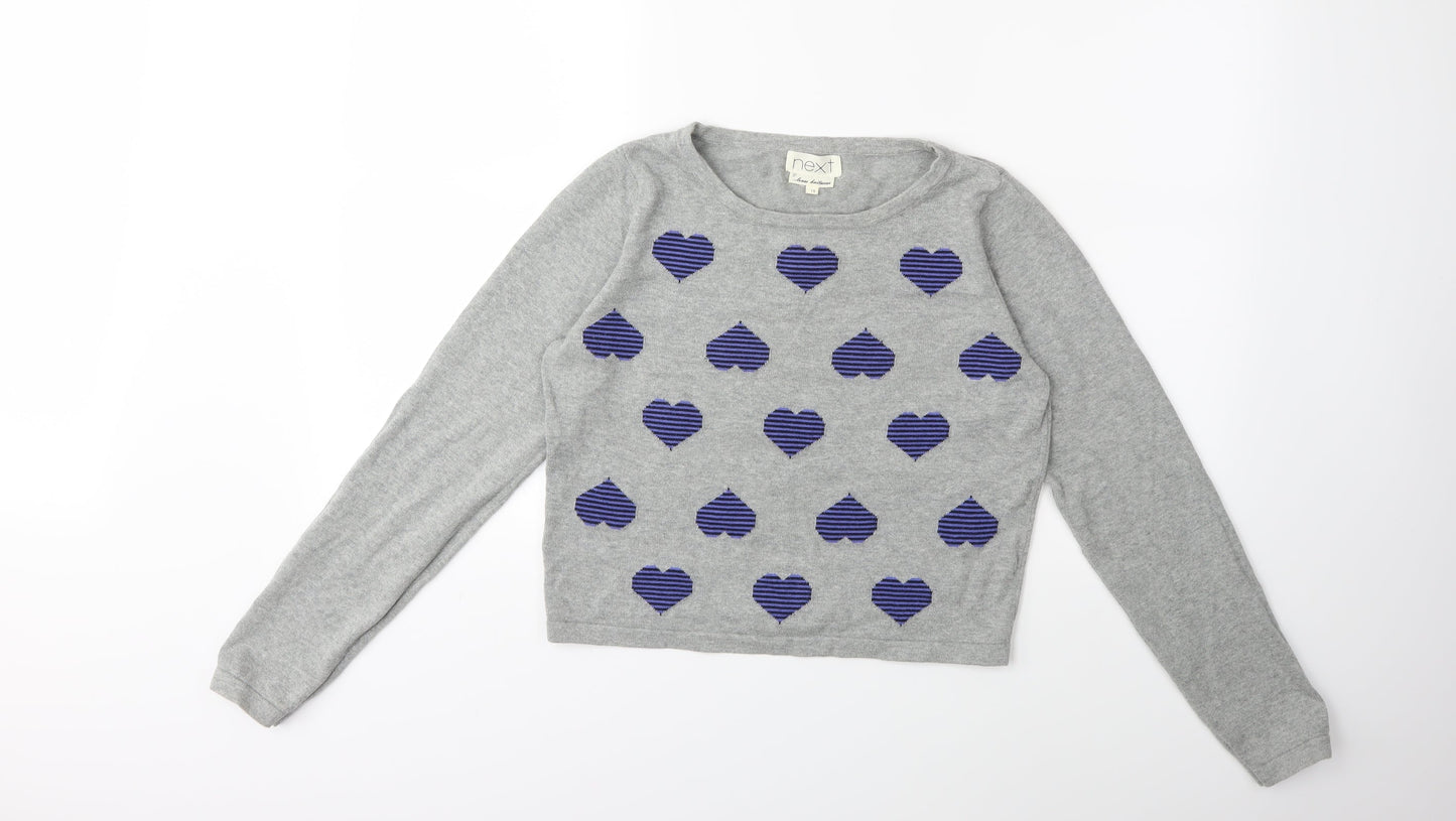 NEXT Womens Grey   Pullover Jumper Size 10
