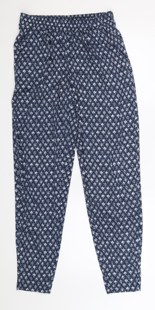 Colours of The World Mens Blue Geometric  Sweatpants Trousers Size 2XS L29 in