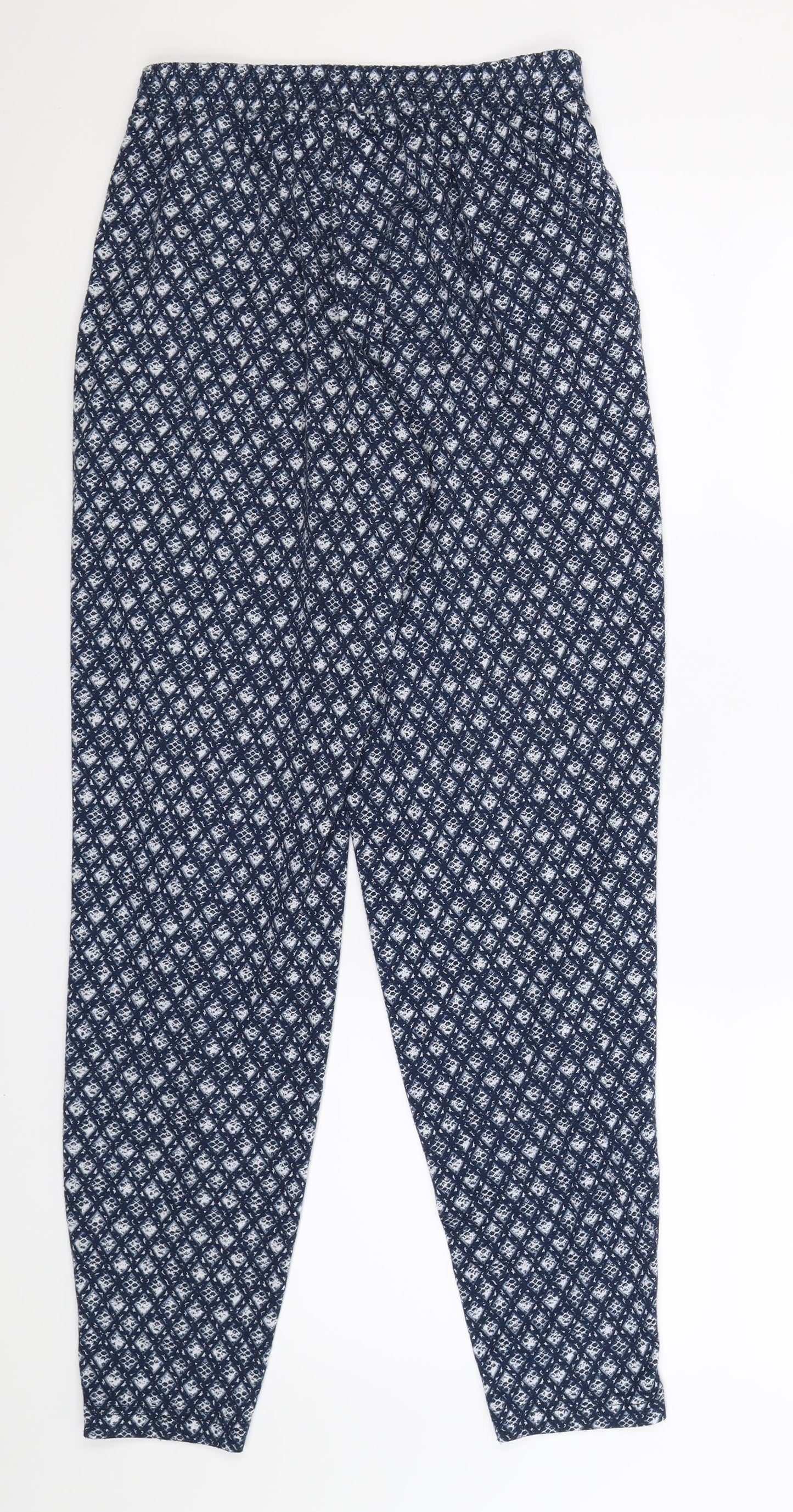 Colours of The World Mens Blue Geometric  Sweatpants Trousers Size 2XS L29 in