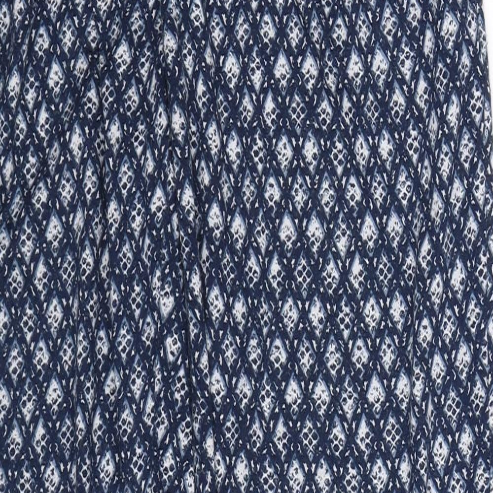 Colours of The World Mens Blue Geometric  Sweatpants Trousers Size 2XS L29 in