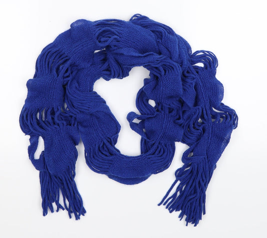 Preworn Womens Blue  Knit  Scarf
