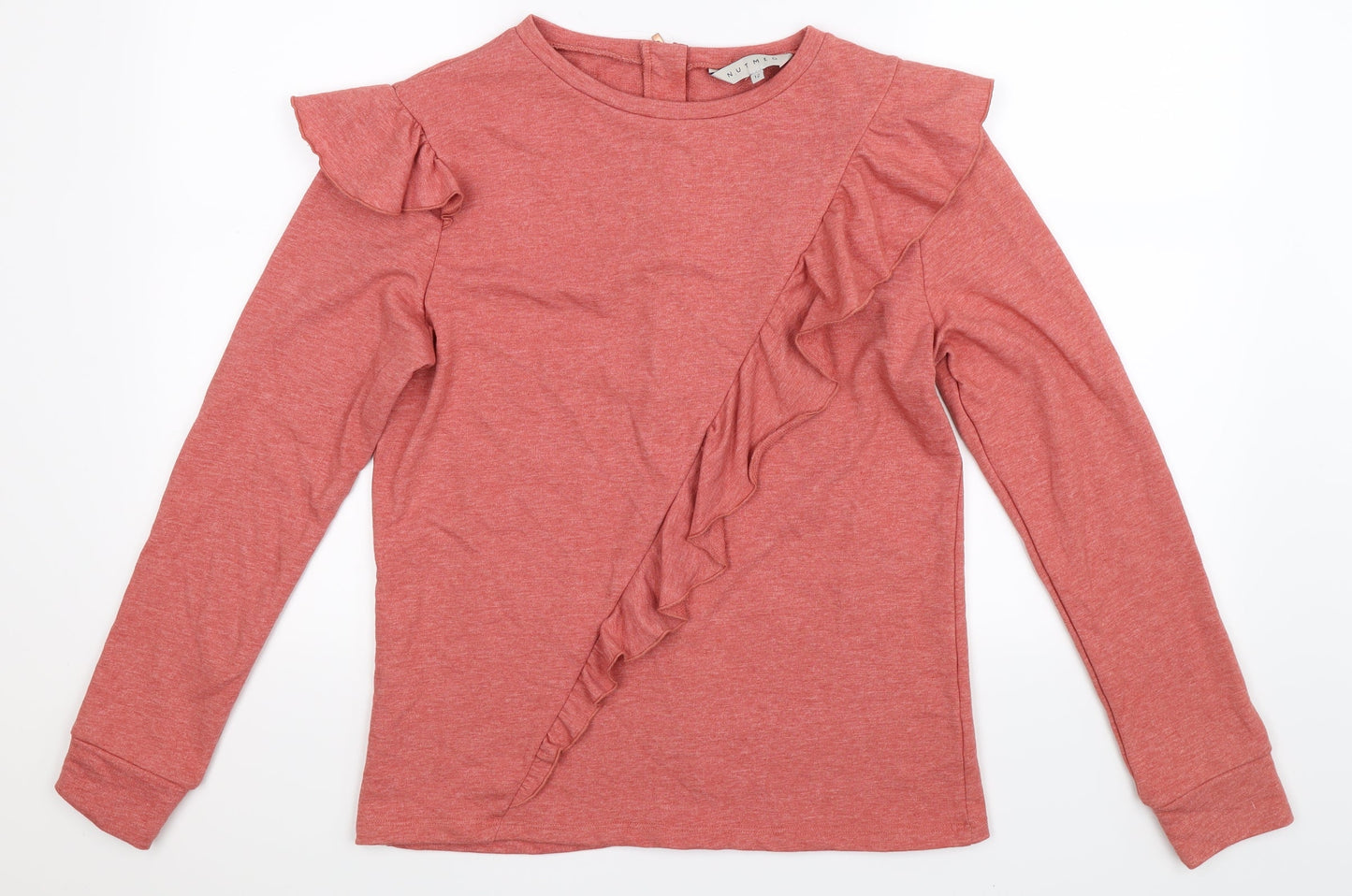 Nutmeg Womens Beige   Pullover Sweatshirt Size 12