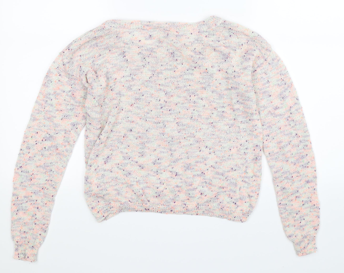 Divided Womens Multicoloured  Knit Pullover Jumper Size 8