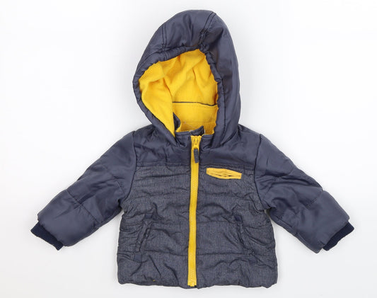 Bambini Baby Grey   Puffer Jacket Jacket Size 6-9 Months