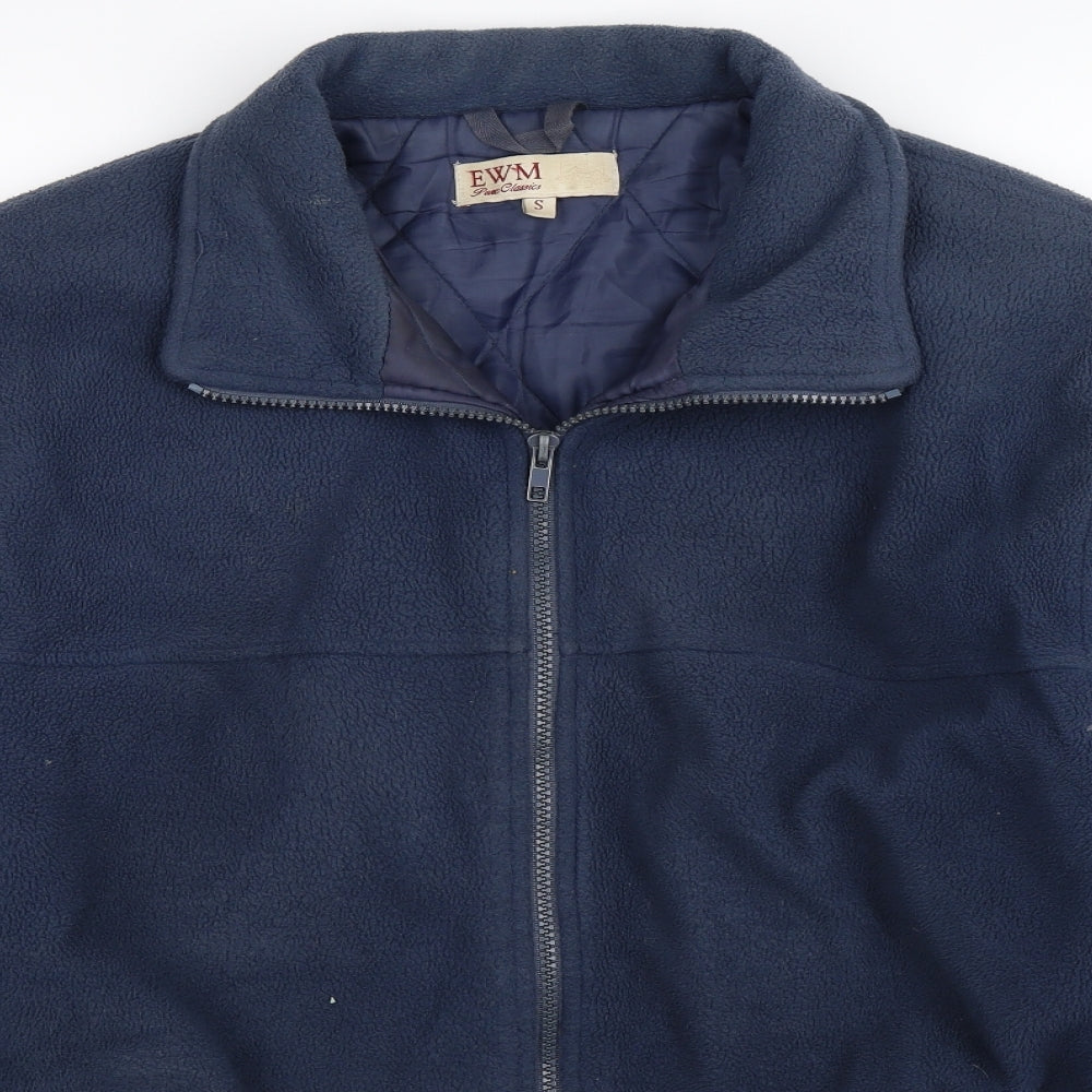 EWM Mens Blue  Fleece Jacket  Size S
