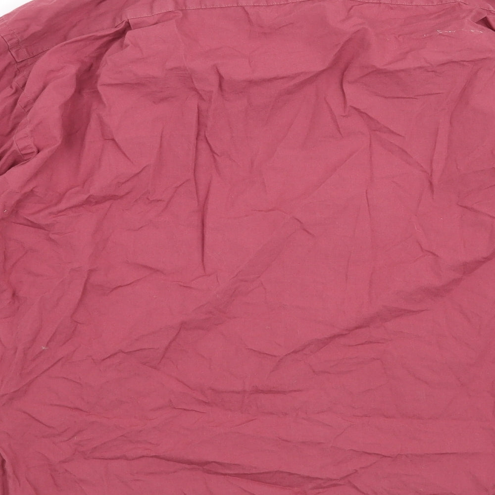 Blue Harbour Mens Red    Button-Up Size M