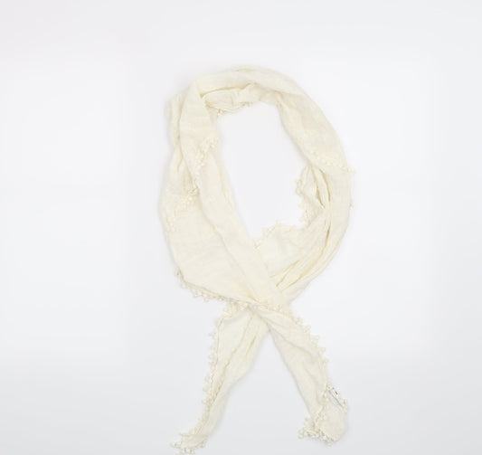 Rocha John Rocha Womens White Floral   Scarf