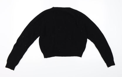 Back view of Forever 21 women’s black jumper, size S