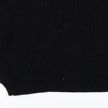 Brand and care label for Forever 21 women’s black jumper, size S