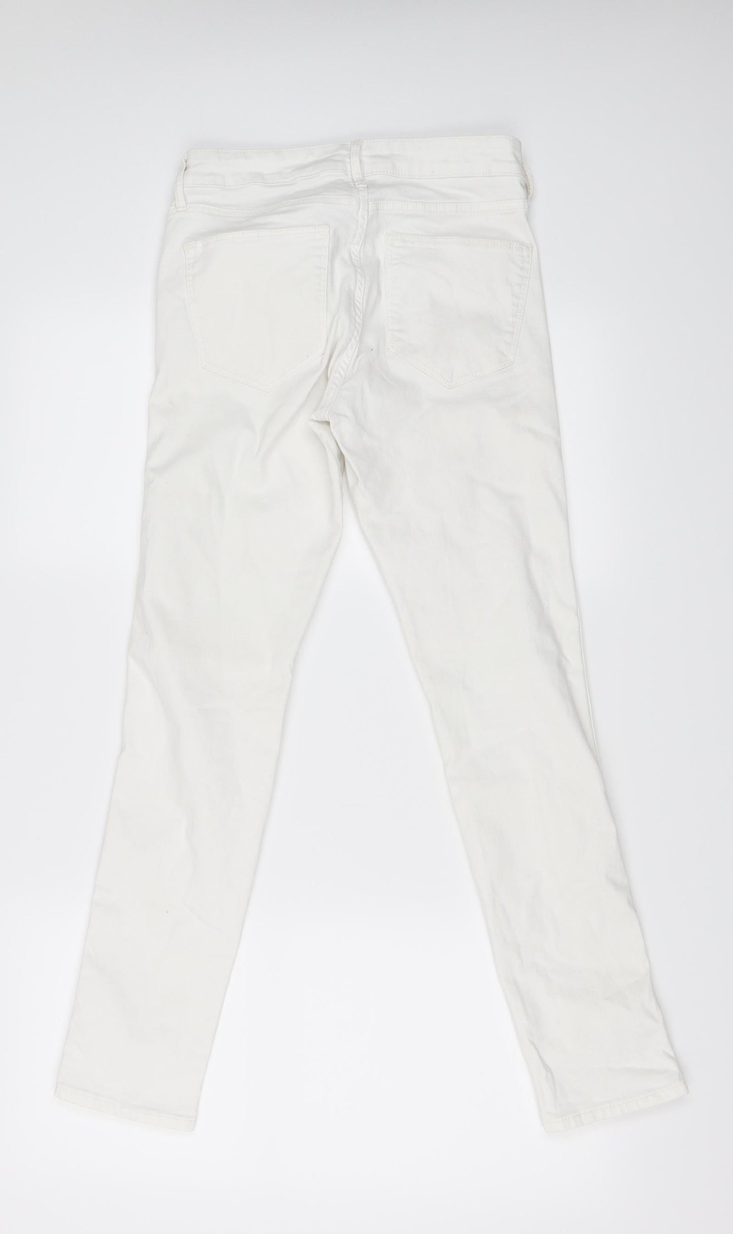H&M Womens Ivory   Skinny Jeans Size 27 L27 in