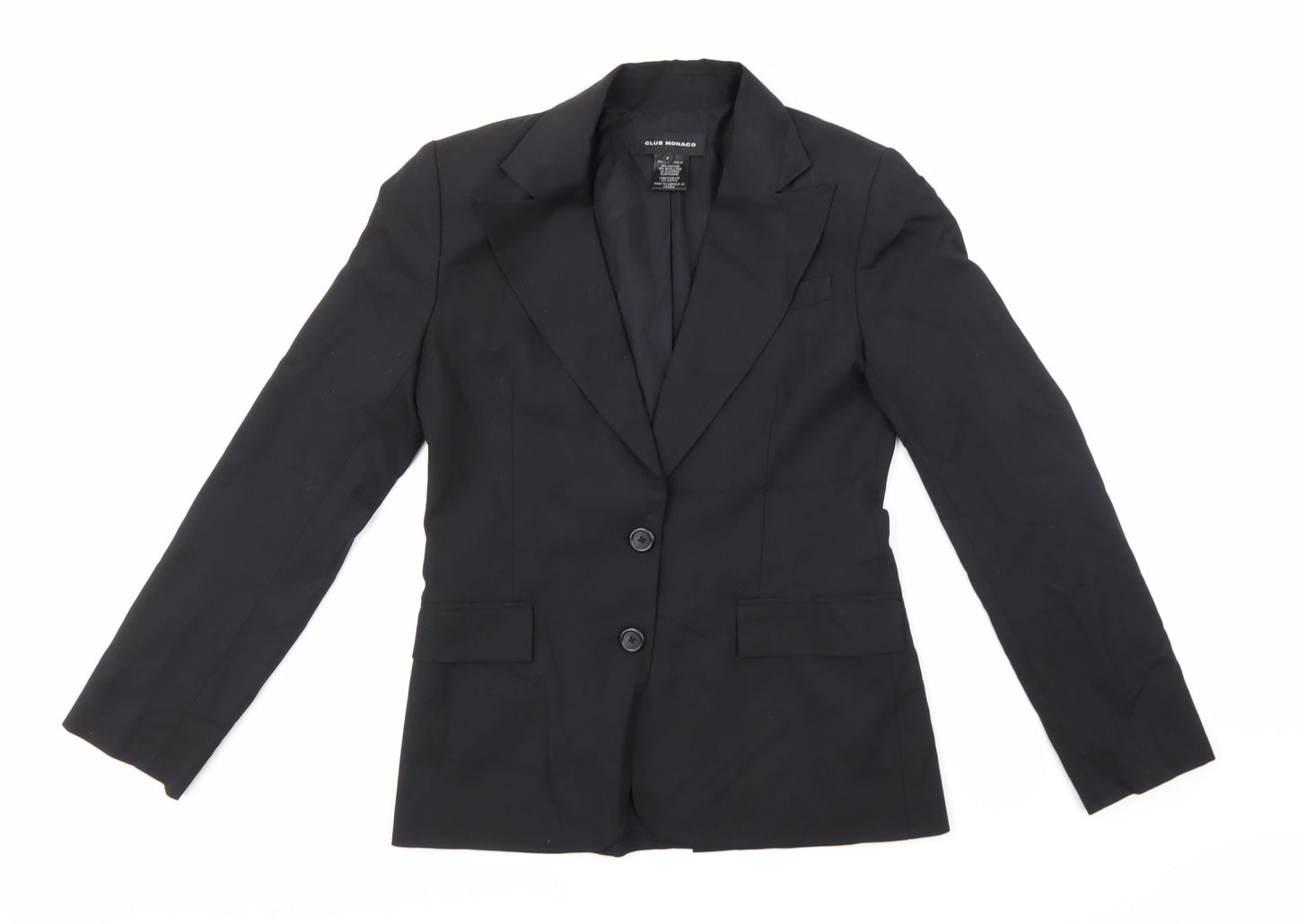 Club Monaco Womens Black   Jacket Suit Jacket Size 8