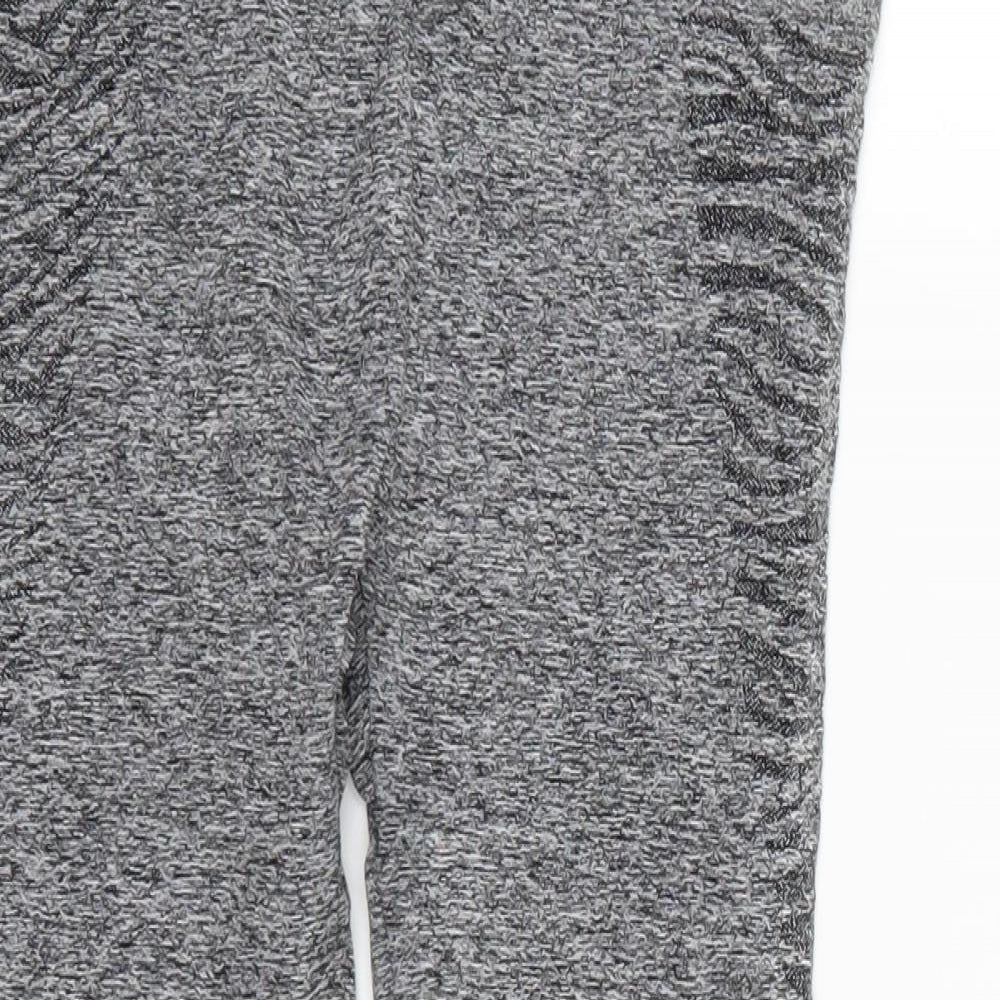 Preworn Womens Grey   Compression Leggings  L19 in