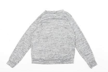 Back view of Finella women’s grey knit jumper, size M