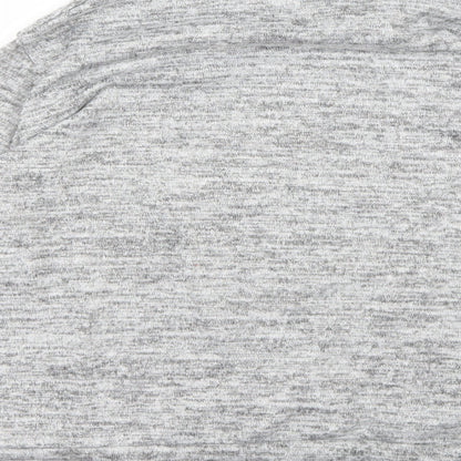 Brand and care label for Finella women’s grey knit jumper, size M