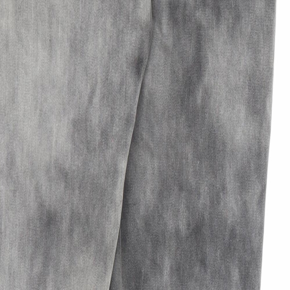 Fashion Union Womens Grey  Denim Skinny Jeans Size 10 L28 in