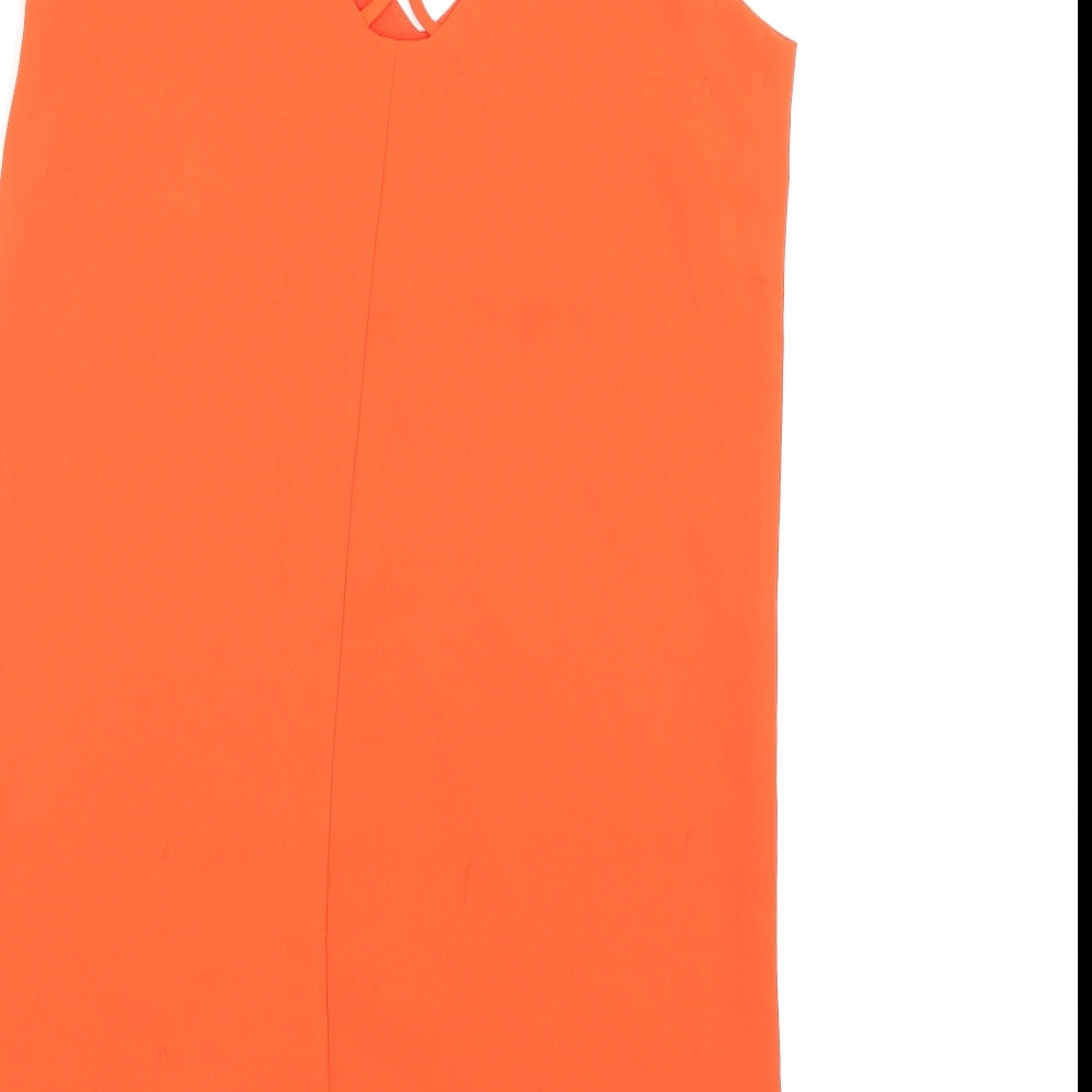 Topshop Womens Orange   A-Line  Size 8