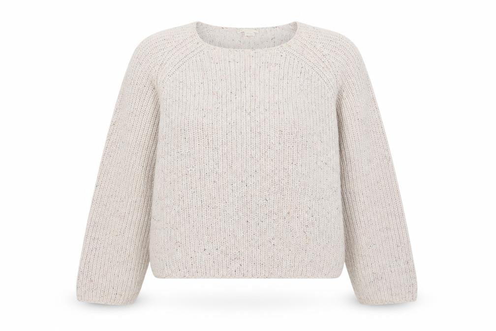 H&M Womens Ivory  Knit Pullover Jumper Size L