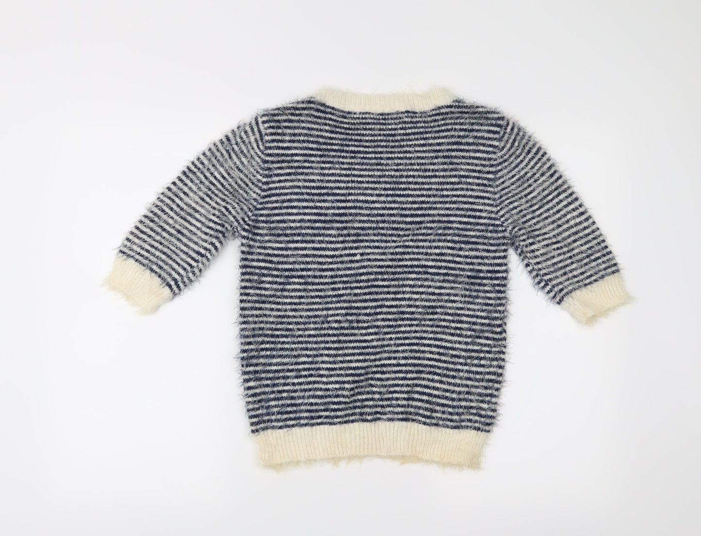 Atmosphere Womens Blue Striped  Pullover Jumper Size 10