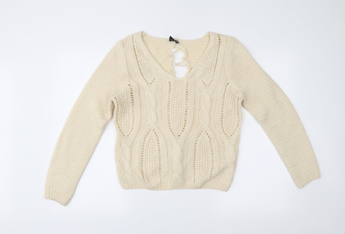Izabel London Womens White   Pullover Jumper Size 10