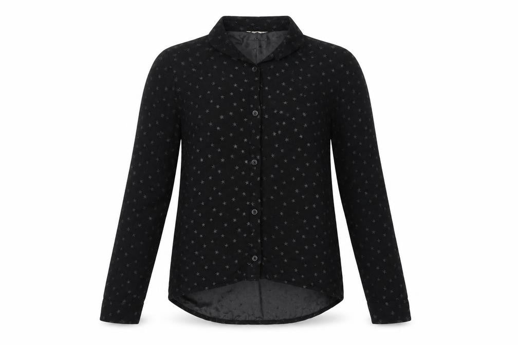 H&M Girls Black   Basic Button-Up Size 12 Years