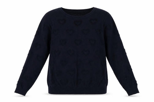 Front view of Dorothy Perkins women’s blue jumper, size UK 18