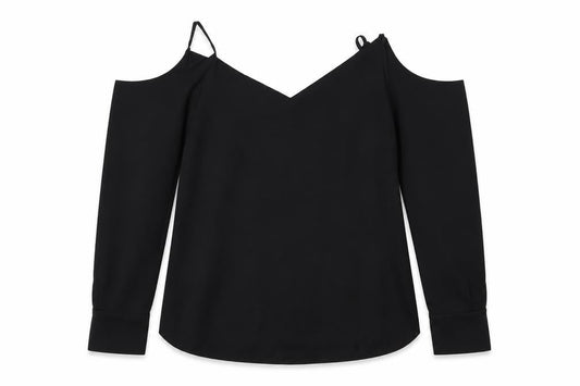 H&M Womens Black   Basic Blouse Size 8