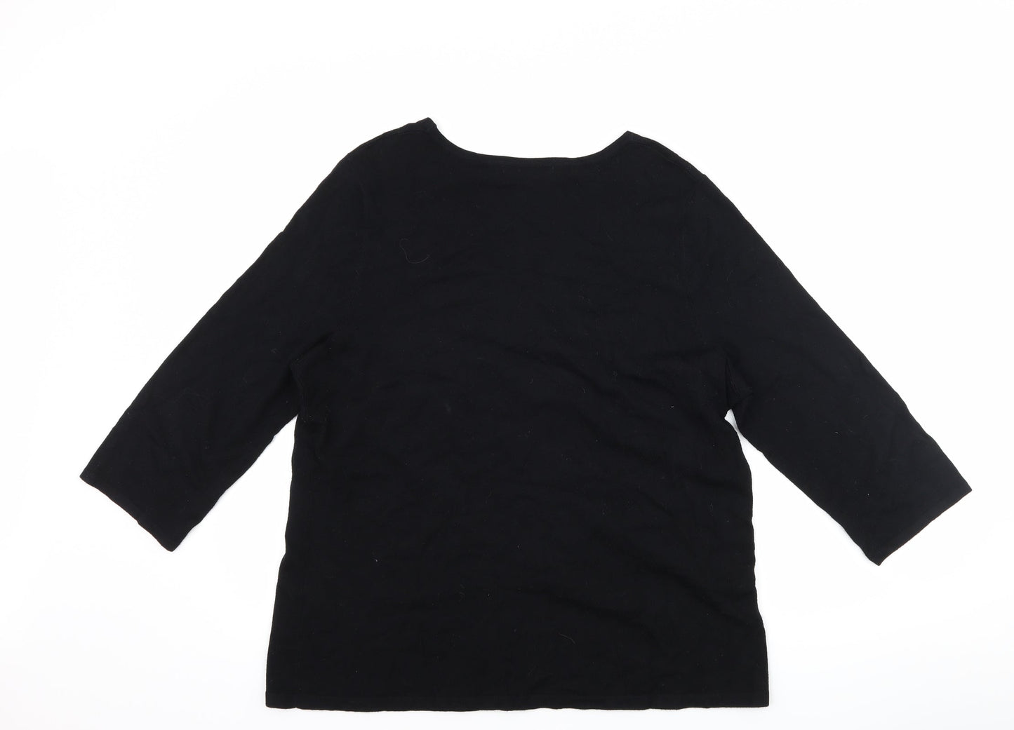 bm Collection Womens Black   Pullover Jumper Size M