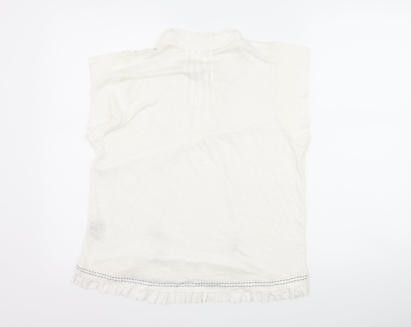 Lost Stock Womens White   Basic T-Shirt Size M