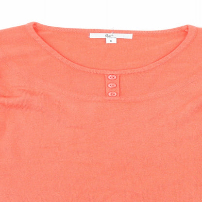 Close-up detail of Klass women’s pink jumper, size M