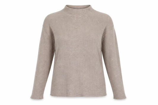 Front view of Atmosphere women’s brown jumper, size UK 18